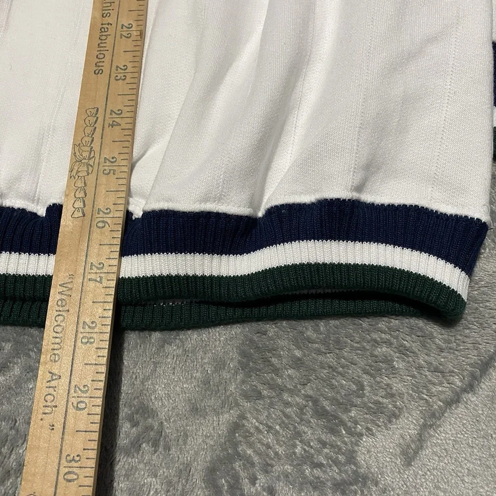 Vintage Eastern Michigan Sweatshirt Mens XL White Varsity V Neck Gear for Sports